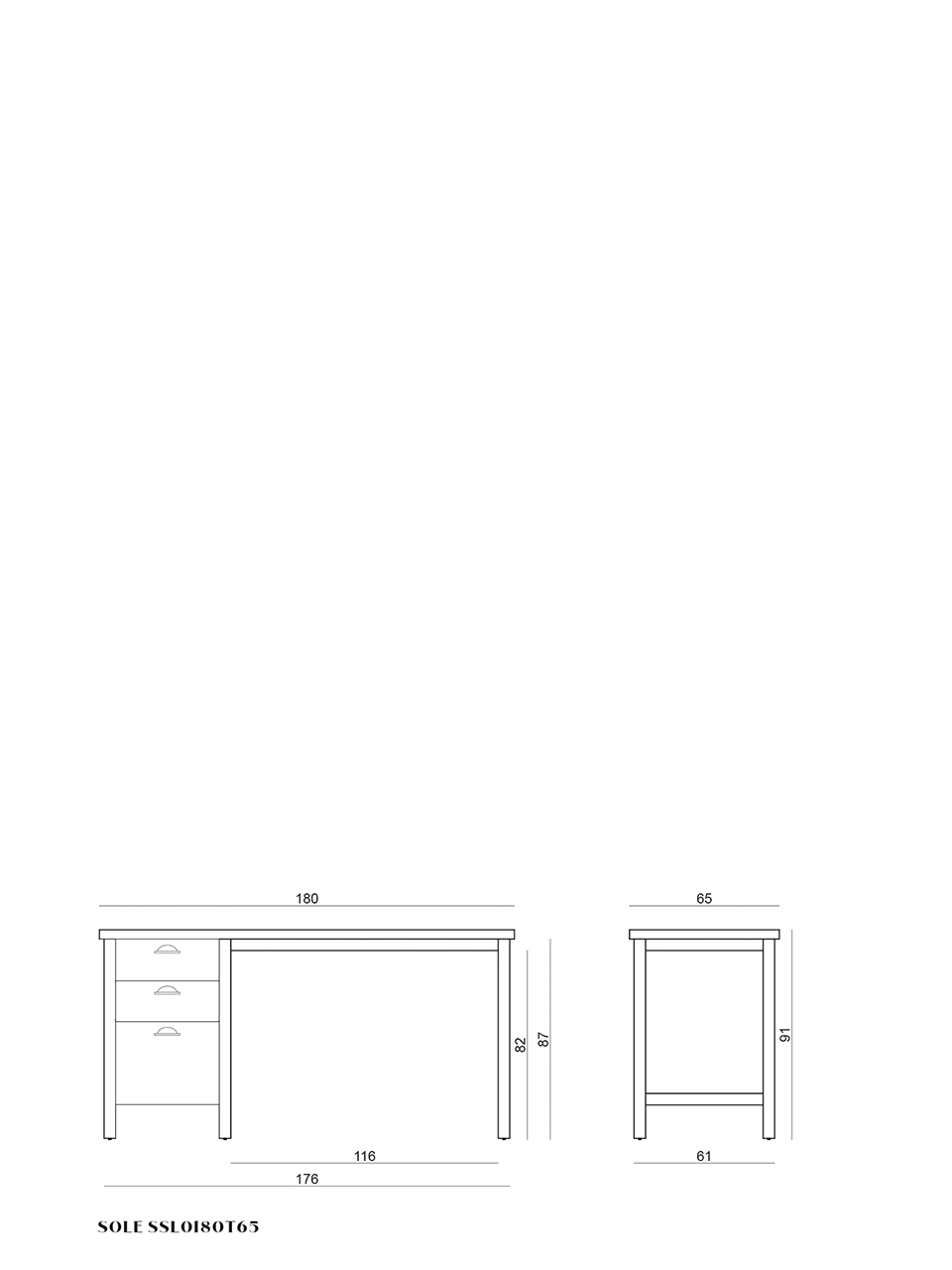 Sole Kitchen Island Unit